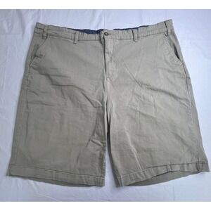 Nautica Mens Deck Stretch Shorts, Size 46WBG,‎ Beige Casual Chino Khaki